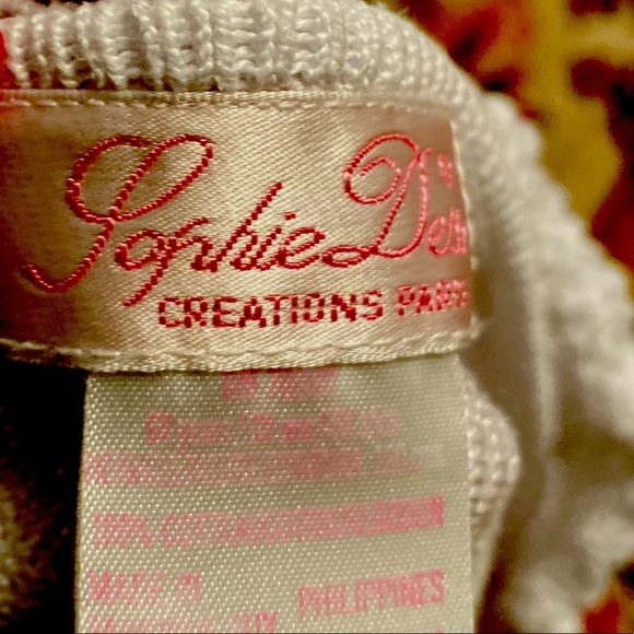 Sophie Dess Sweater Crochet Collar&Embroidery Rose - Picture 3 of 10